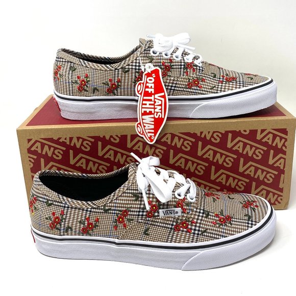 Vans Other - VANS  Authentic Glen Plaid Floral Canvas Men's 🔥 BLACK FRIDAY DEAL 🔥